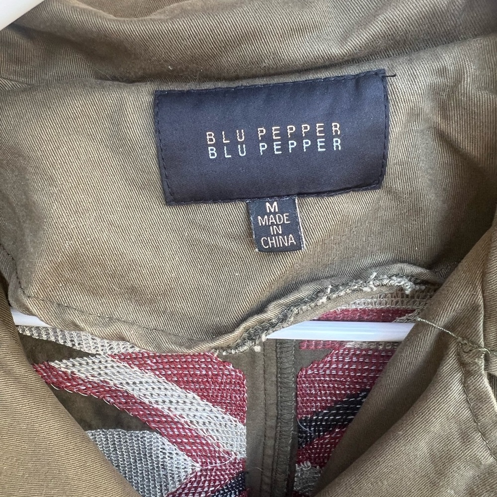 Army Green Aztec Jacket - Picture 3 of 3